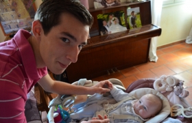 Capucine avec Maxime