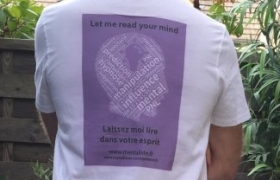 Tee shirt Mentaliste Violet Xavier Nicolas