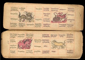 Livres de magie et Astrologie Mongole