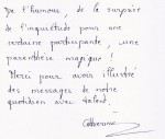 Commentaire Catherine de Simon