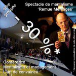 Offre conference et spectacle de mentalisme