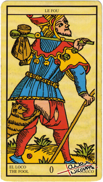 Tarot – Le Fou ou Le Mat – Numéro 0