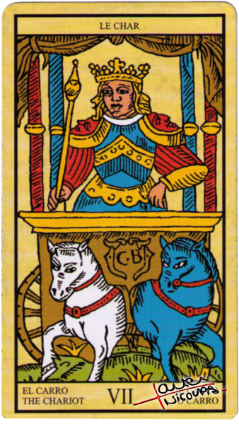 Tarot – Le Chariot – Numéro 7