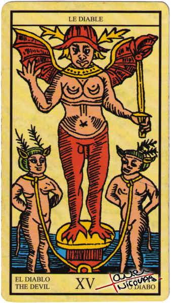 Tarot – Le Diable – Numéro 15