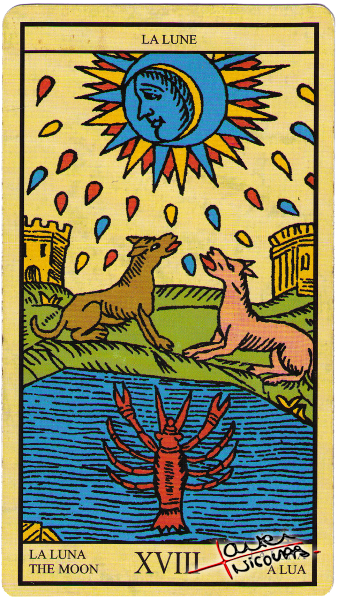 Tarot – La Lune – Numéro 18